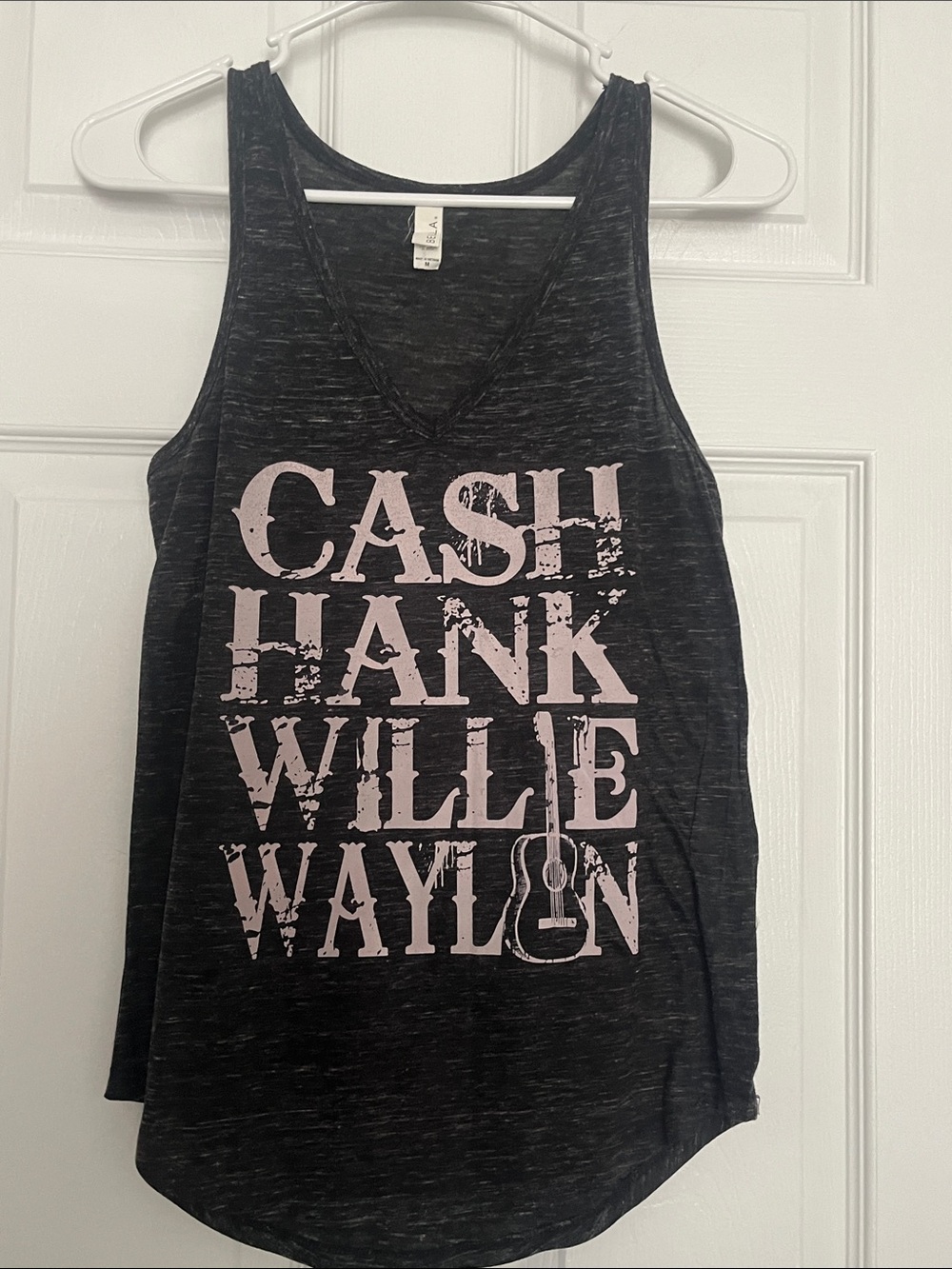 Graphic Tank Top with Country Legends Text